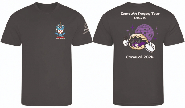 Exmouth Rugby Cockles Tour Performance Tee