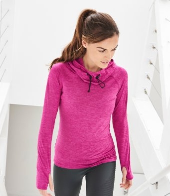 Cowl Neck Fitness Top