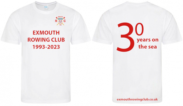 Exmouth Rowing 30 Years Performance Tee